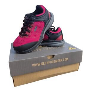 NEW Keen Utility Footwear Vista Energy Pink Women’s 5.5 W Shoes Carbon Fiber Toe